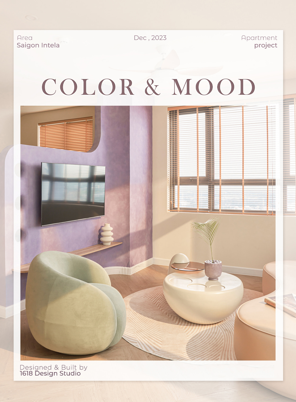 Dự Án | 1618 Design Studio 35 color and mood scale