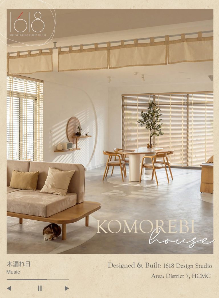 KOMOREBI HOUSE - NẮNG XUYÊN KẼ LÁ 7 komorebi scale