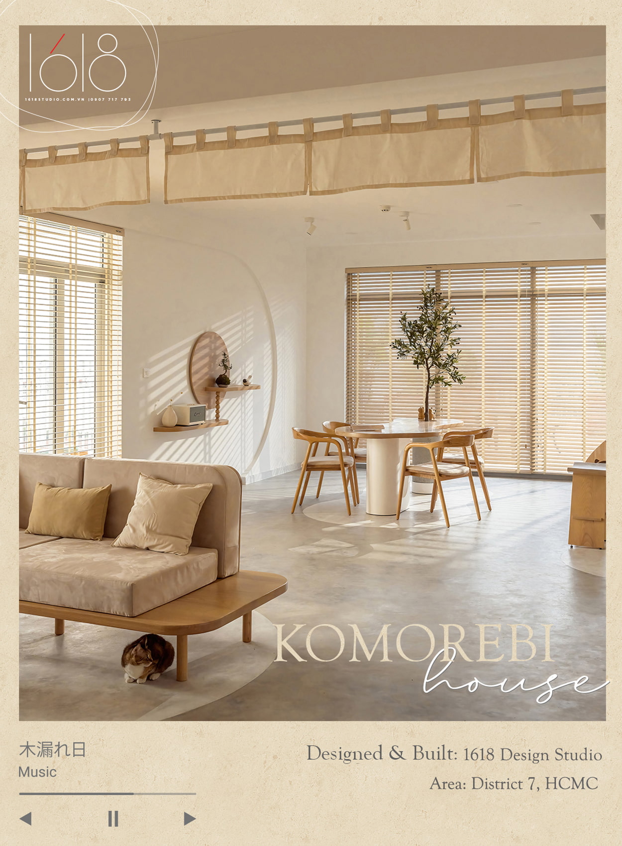 Dự Án | 1618 Design Studio 53 komorebi scale