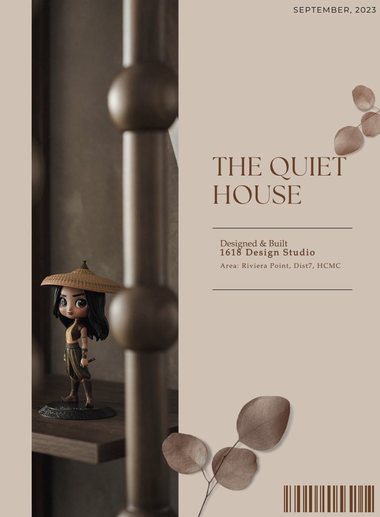 THE QUIET HOUSE - SỐNG CHẬM TRONG TỪNG GÓC NHỎ 2 quiet house scale